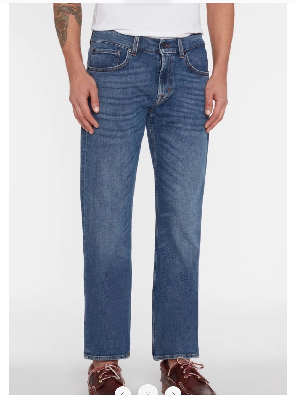 MENS 7 for Mankind Slimmy Luxpoerformance Jeans .